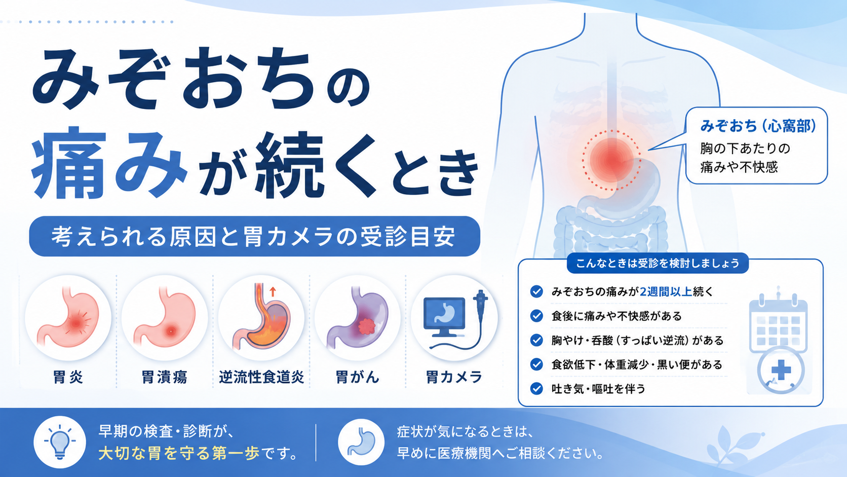 みぞおちが痛い原因は？ただの胃炎じゃない！放置厳禁な危険サイン徹底解説