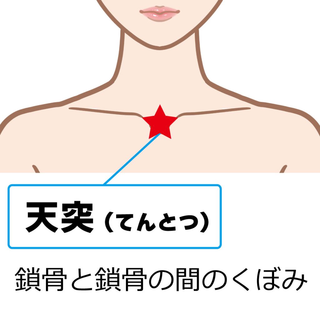 止まらない咳や喉の違和感を解消！天突ツボの正しい押し方と効果