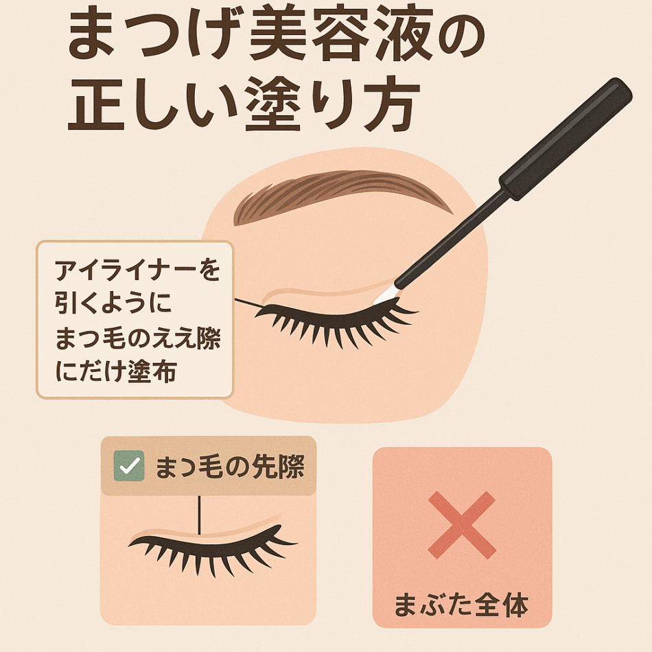 ラッシュアディクトの正しい使い方！色素沈着を防ぎ伸ばす塗る順番と頻度