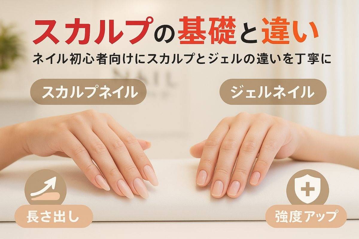 スカルプネイルとは？ジェルとの違いや持ち・値段を2026年最新解説