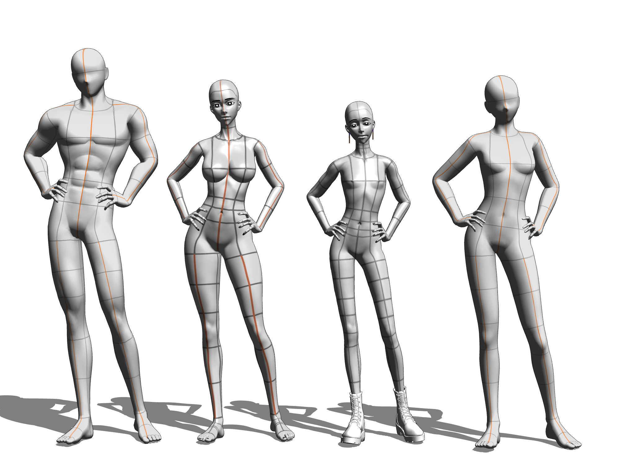 腰に手を当てるイラストの描き方｜違和感を消す骨格とポーズの極意