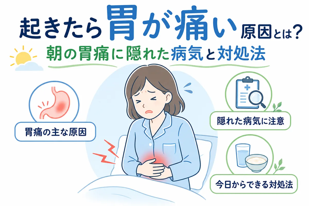 胃が痛い時の原因と即効対処法！危険なサインと市販薬の選び方