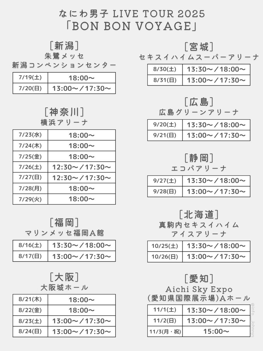 【2026最新】なにわ男子ツアー日程とチケット倍率・当落の真相