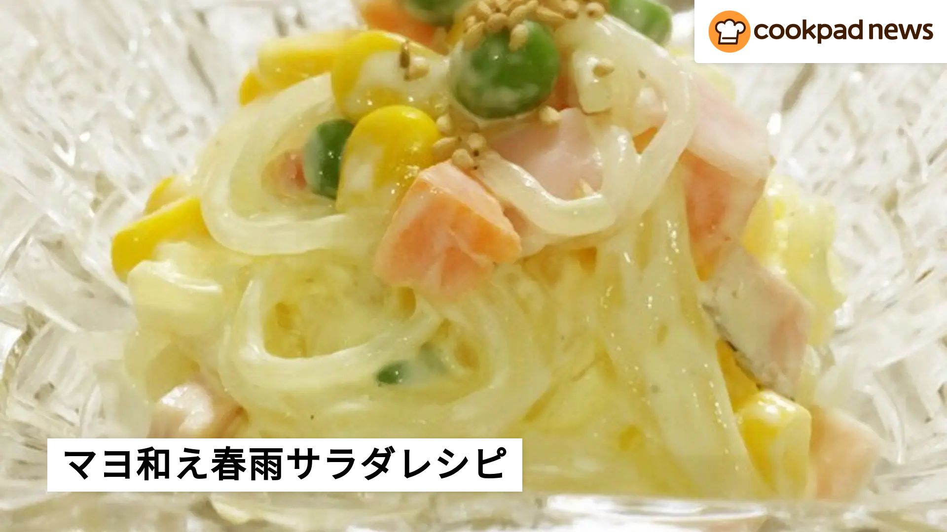 なぜ水っぽくならない？春雨サラダ×マヨネーズ殿堂入り黄金比レシピ完全版