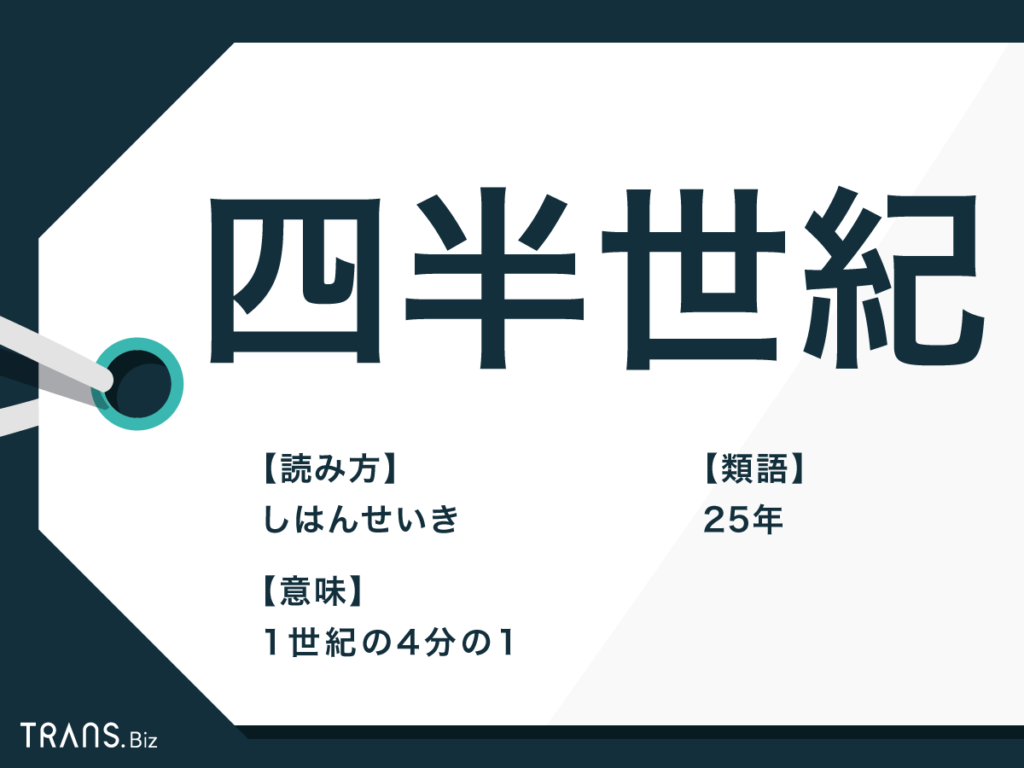 四半世紀とは一体何年？半世紀との違いや恥をかかない正しい使い方を徹底解説