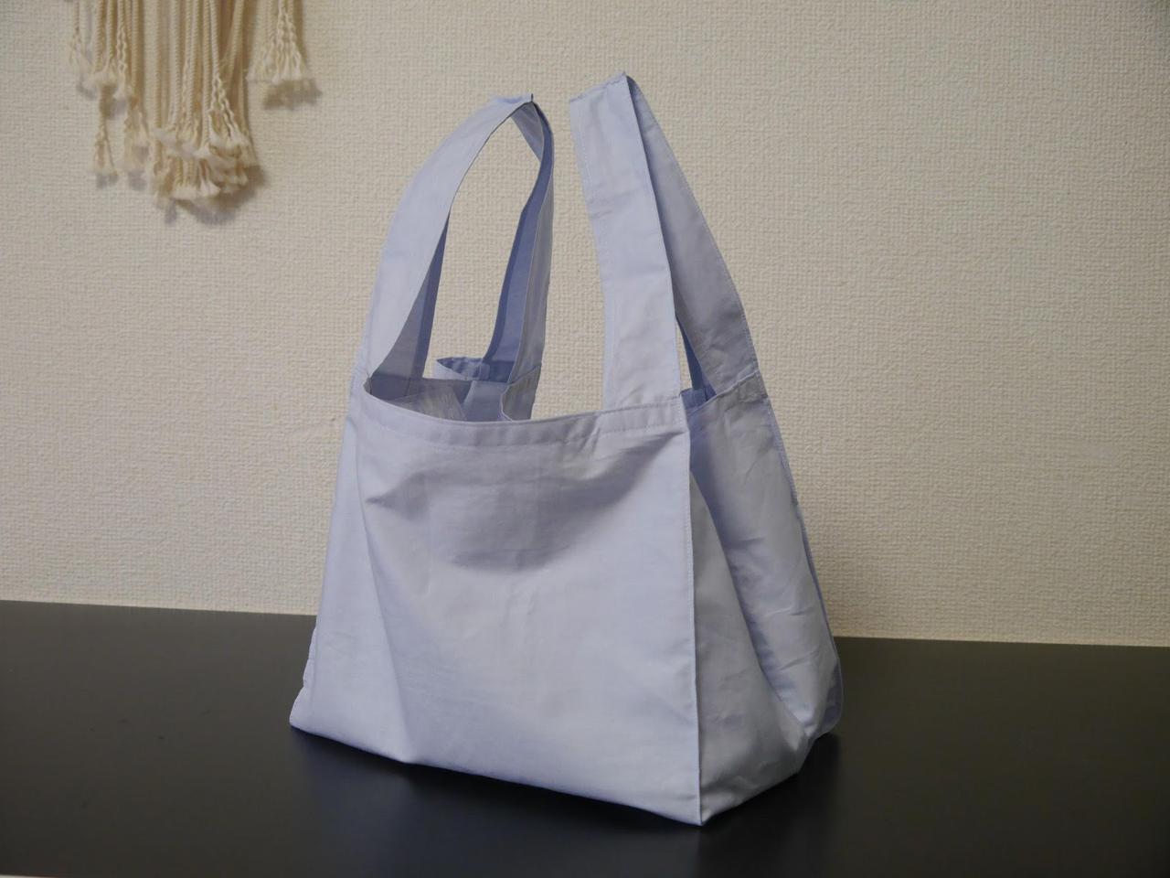 底マチエコバッグの作り方決定版！型紙なし一枚布で弁当が傾かない寸法術