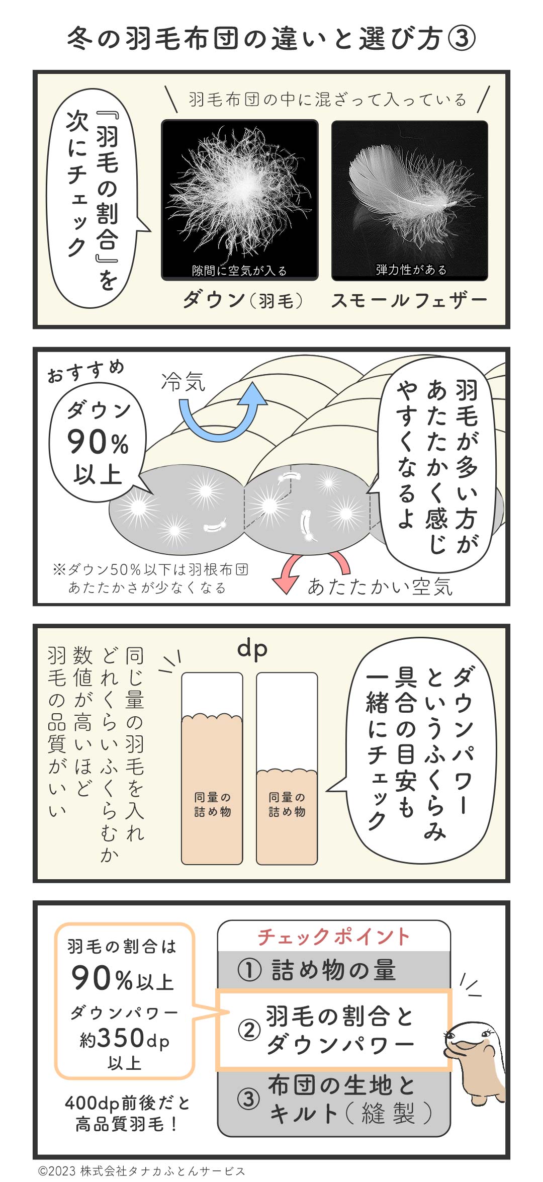 ダウンの割合は何％が正解？90:10と80:20の違いと選び方【2026】