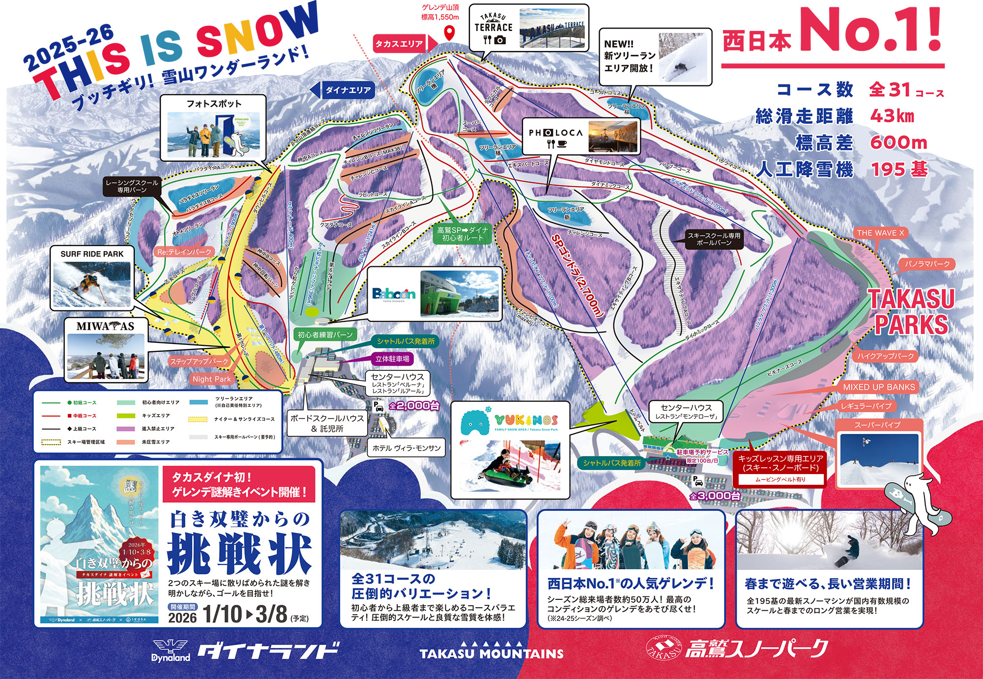 高鷲スノーパーク完全攻略！混雑回避と割引リフト券の独占裏技