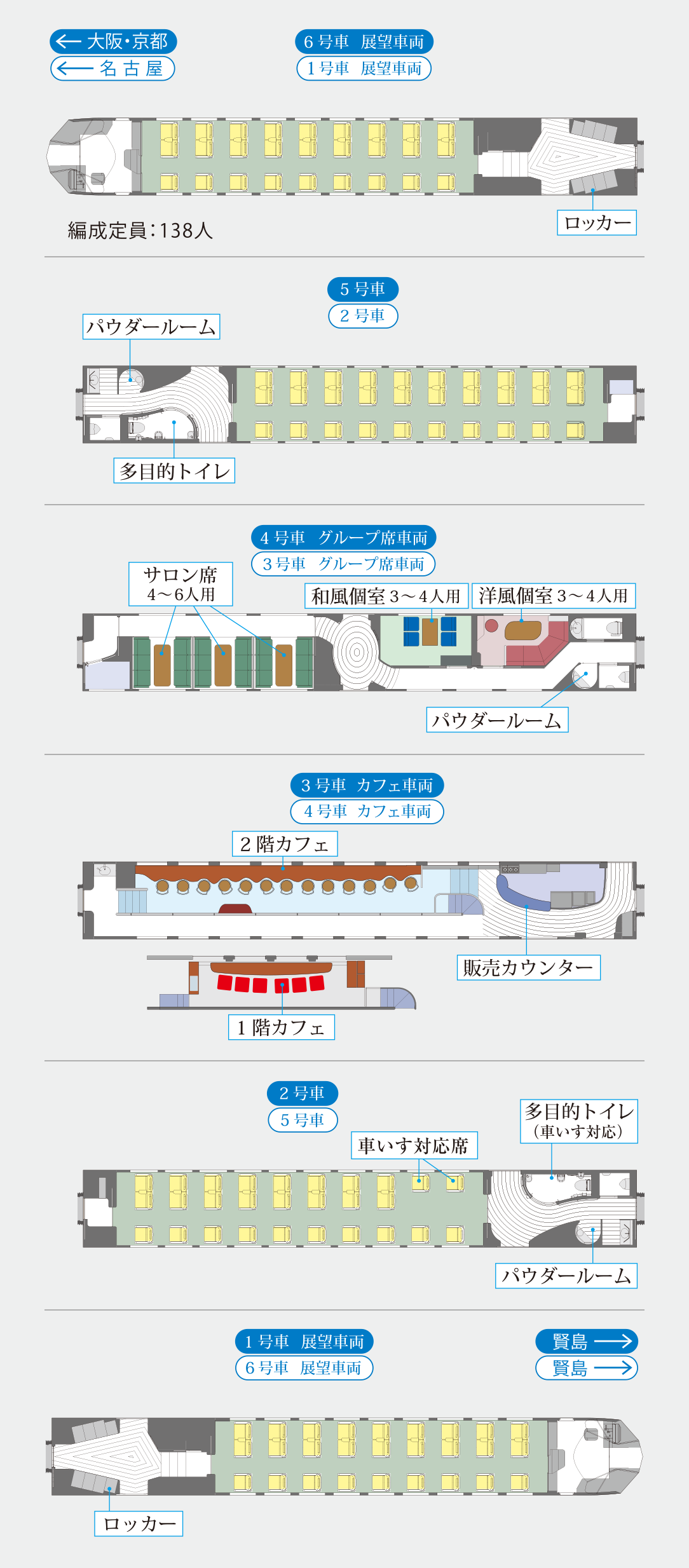 しまかぜ座席表を徹底解説！おすすめ号車と予約のコツ【2026年最新】