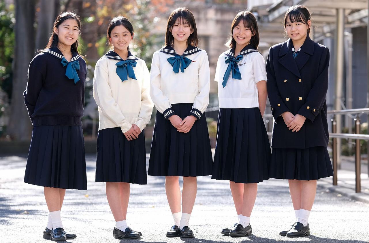 白セーラーと青リボンが紡ぐ気品、東京女学館の制服が愛される秘密